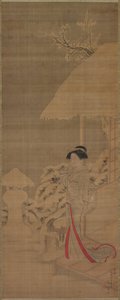 Beauty (Bijin) in the Snow de Shiba Kokan