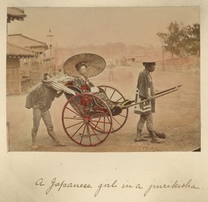 Una japonesa en un jurikisha