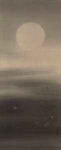 Siete luciérnagas a la luz de la luna de Shiokawa Bunrin