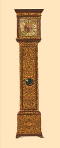 Reloj con incrustaciones de marquetería clara, 1905 de Shirley Charles Llewellyn Slocombe