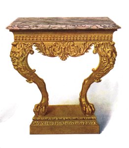 Consola dorada, 1906