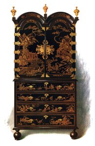 Gabinete de laca, 1905 de Shirley Charles Llewellyn Slocombe