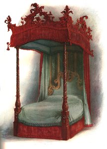 Cama de caoba, 1906 de Shirley Charles Llewellyn Slocombe