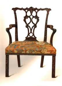Silla de caoba, 1906