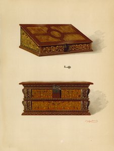 Caja Incrustada de Roble, propiedad de Edward Quilter