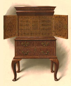 Gabinete de nogal, 1906 de Shirley Charles Llewellyn Slocombe