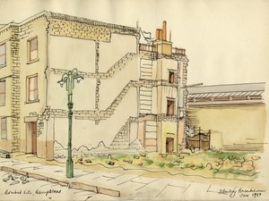 Sitio Bombardeado, Hampstead, 1951 de Shirley Markham