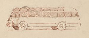 Autobús, París, Francia, 1951 de Shirley Markham