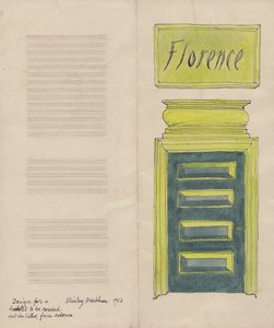 Folleto de Florencia, 1952 de Shirley Markham