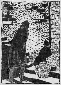 Vendedora de flores, 1952 de Shirley Markham