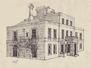 Casa georgiana, c1950 de Shirley Markham