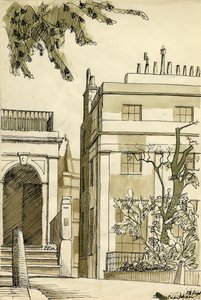 Casas georgianas, Londres, c. 1950 de Shirley Markham