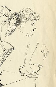Cabeza, manos y pie (detalle), 1953 de Shirley Markham