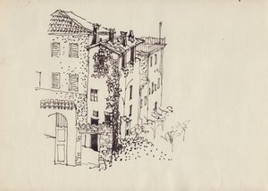 Casa con Tejado Mansarda, Italia