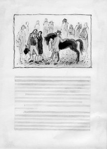 Hombres con caballo, 1952