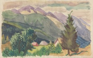 Paisaje montañoso, Tione, c. 1950 de Shirley Markham