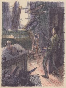 Escena de El hombre invisible: rompiendo la ventana