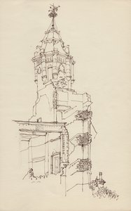Torreta de edificio en ruinas de Shirley Markham