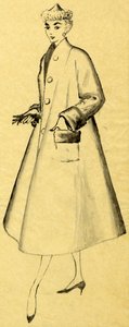 Mujer con Abrigo de Polvo y Sombrero Puntiagudo de Shirley Markham