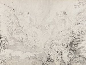 Los dieciséis Luohans, 1667