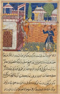 Página de Cuentos de un loro Tuti-nama: Octava noche: La esposa engañosa regresa... de Shravana