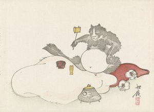 Ceremonia del té de un mapache de Shôrei