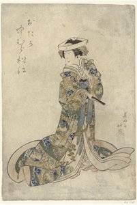 Nakamura Matsue als Otaka
Otaka Namakura Matsue (título en el objeto) de Shunbaisai Hokuei