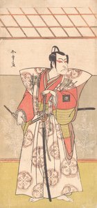 Ichikawa Danjuro V como un samurái de alto rango, ca. 1778 de Shunsho