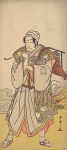 El actor Danjuro III como un vendedor ambulante, 1726-1792