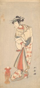 El actor Ichikawa Danjuro V en el papel de una mujer, 1772