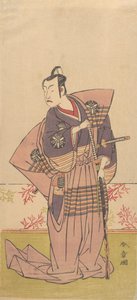 El Actor Matsumoto Koshiro 2º como un Samurai