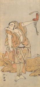 El segundo Nakamura Juzo como un Yakko, 1773 o 1774 de Shunsho