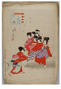 Baile de doncellas de la serie Las Costumbres y Modales de los Niños, c.1896-1897