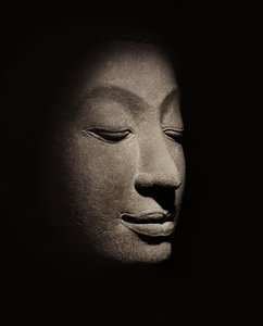 Cabeza de Buda del período Ayutthaya temprano
