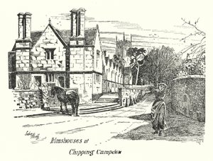 Asilos en Chipping Campden (grabado)