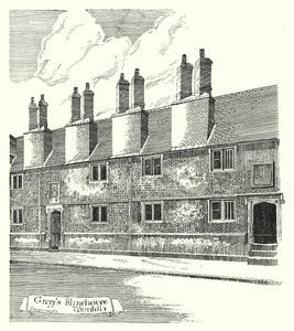 Casa de Beneficencia de Gray, Taunton (grabado)