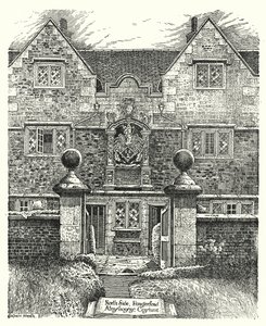 Lado Norte, Casas de Beneficencia de Hungerford, Corsham de Sidney Heath