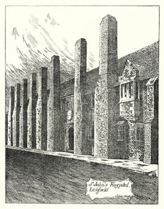 Hospital de San Juan, Lichfield (grabado)
