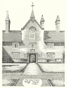 El Patio Interior, Hospital de Whitgift, Croydon de Sidney Heath