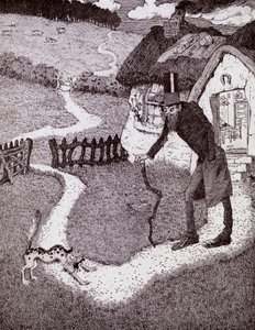 Había un hombre torcido, del libro infantil de la Princesa Marie-José, publicado en 1916 de Sidney Herbert Sime