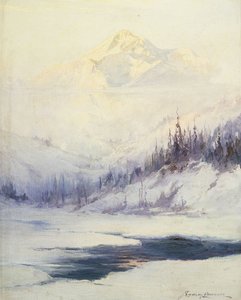 Mañana de invierno, Monte McKinley, Alaska de Sidney Laurence