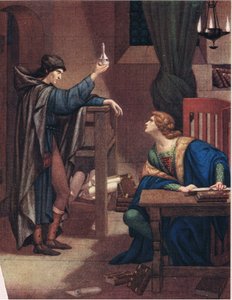 Lucifer y su Príncipe Enrique. "¡Contempla esto! Este pequeño frasco contiene la maravillosa quintaesencia