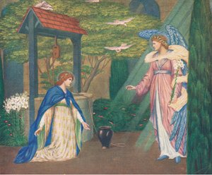 María en el pozo. "¡Salve, Virgen María, llena de gracia! de Sidney Meteyard