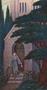 La Leyenda Dorada: La penitencia del príncipe Enrique (litografía en color)