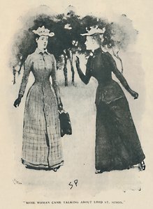 Alguna mujer vino hablando sobre Lord St. Simon, 1892 de Sidney Paget