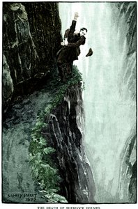 La muerte de Sherlock Holmes, 1893 de Sidney Paget