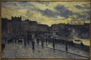 Pont-Neuf, visto desde el quai de la Mégisserie de Siebe Johannes Ten Kate