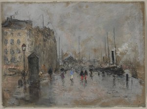 El Gran Muelle de Le Havre, 1901 de Siebe Johannes ten Cate