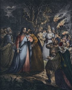 Judas traiciona a su maestro