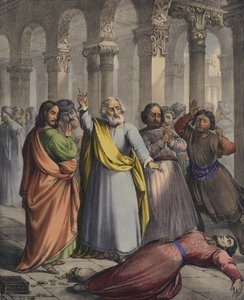La muerte de Ananías de Siegfried Detler Bendixen